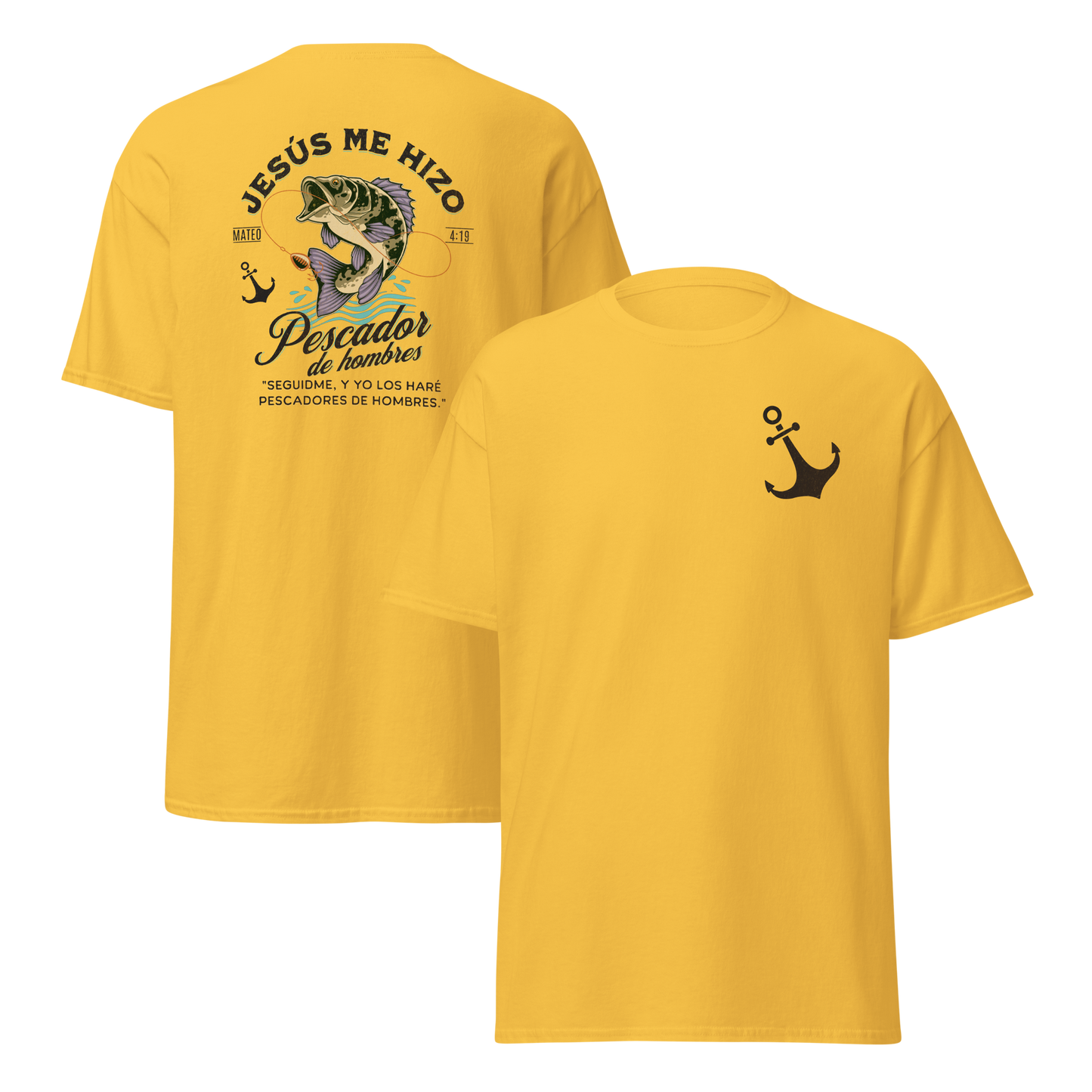 Camiseta “Jesús Me Hizo Pescador de Hombres” – Mateo 4:19