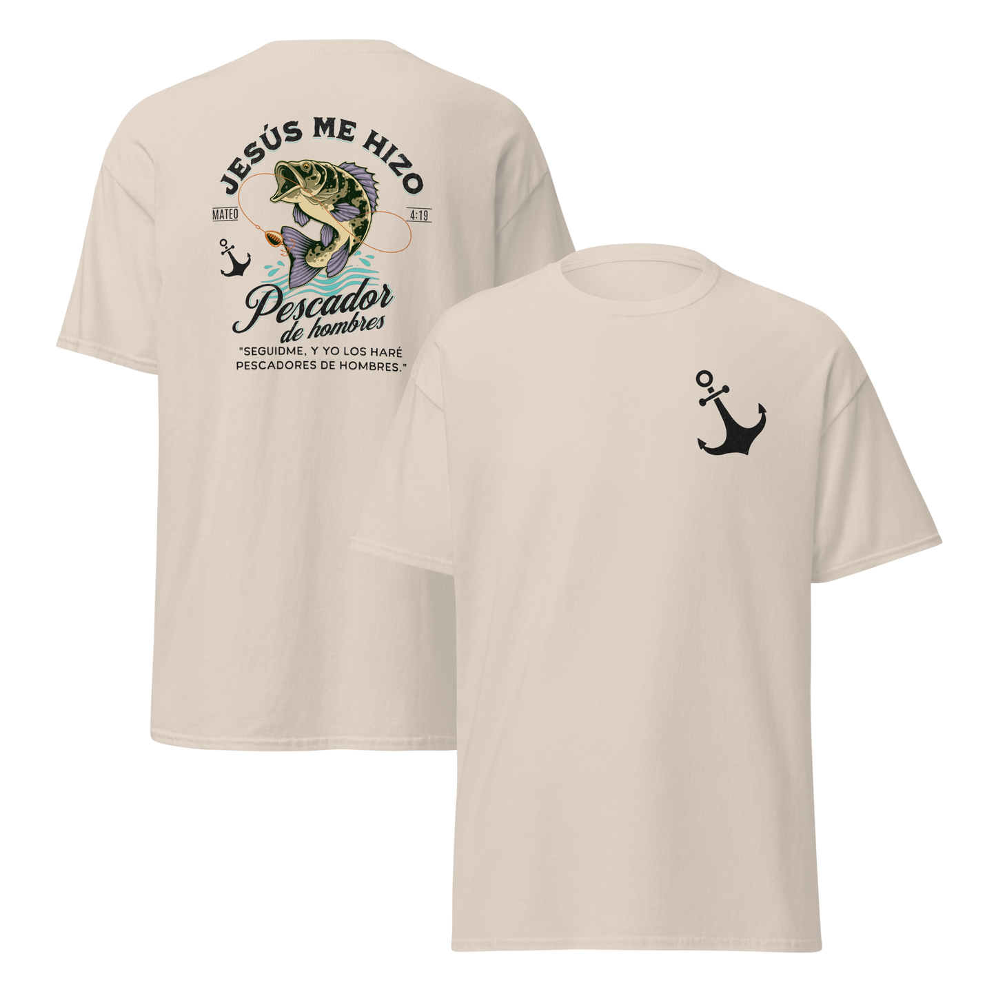 Camiseta “Jesús Me Hizo Pescador de Hombres” – Mateo 4:19