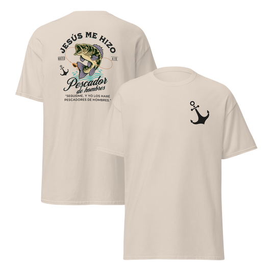 Camiseta “Jesús Me Hizo Pescador de Hombres” – Mateo 4:19